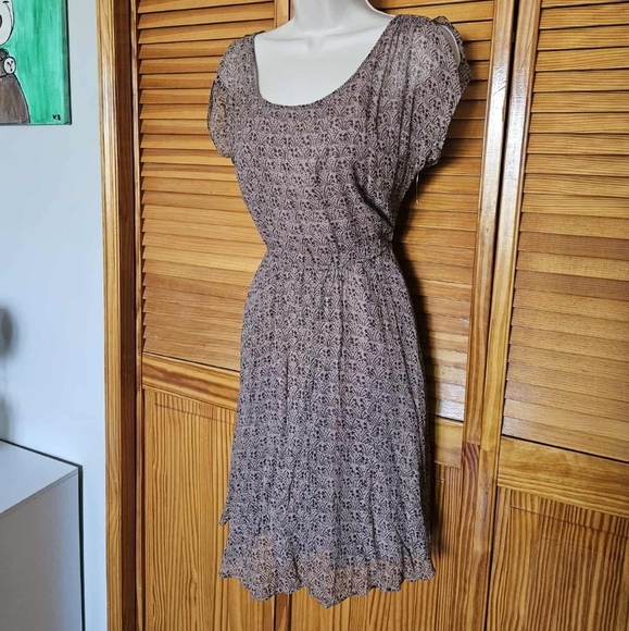 Club Monaco brown nude dress sz 8 - Picture 13 of 16